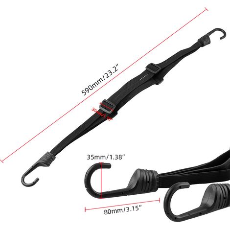 4 en 1 élastique vélo bagages sangle fixe corde élastique cordon casque de Cycle bande de fixation de cargaison (1/5)