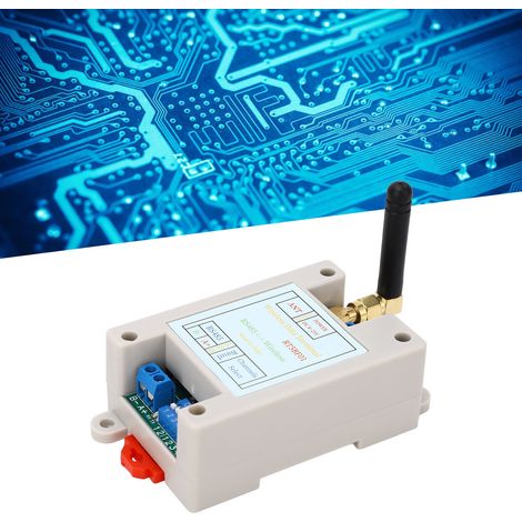 Module émetteur-récepteur sans fil VHF/UHF 433M DC8-25V RF UART RS485 Modbus RTU Maître-esclave (1/5)
