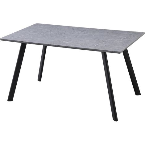 Dimo Tavolo Fisso Paros Grigio Pietra MDF 140×80 cm (1/4)