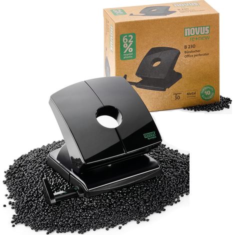 Punzonatrice Novus Harmony B230 RE+NEW Black 30 fogli