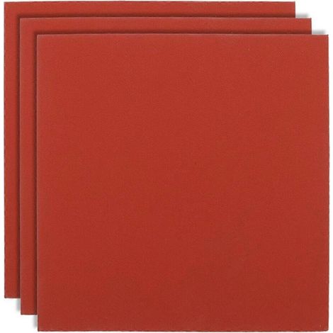 Tapis de presse à chaud en silicone, lot de 3 tapis de 15 x 15 cm pour presse à chaud, tapis de rechange pour transferts thermiques plats (1/4)