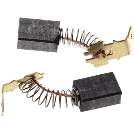vhbw 2x Kohlebürste 6 x 9 x 12,5 mm kompatibel mit Makita 6905H, HR2400, N9504B, 6504B, 6820V, 6402, 6904H, 6904V, 8401, 6904VH Elektrowerkzeug (1/2)