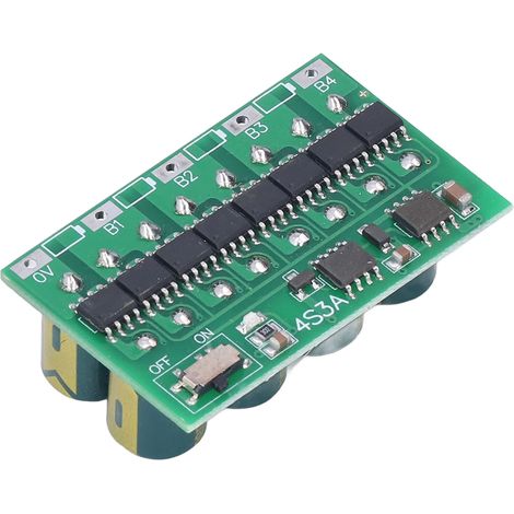 Carte d'équilibrage actif de haute précision pour batterie lithium ternaire 4S 3A à courant de repos (1/5)