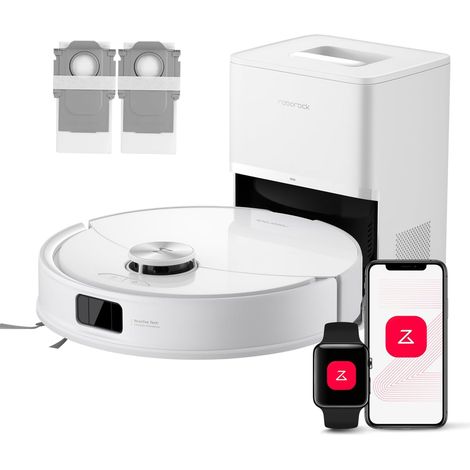 Set Aspirateur Robot Laveur avec Station, 10000 Pa Vidage Automatique, Double Anti-emmêlement, Système VibraRise 2.0, Navigation (1/5)