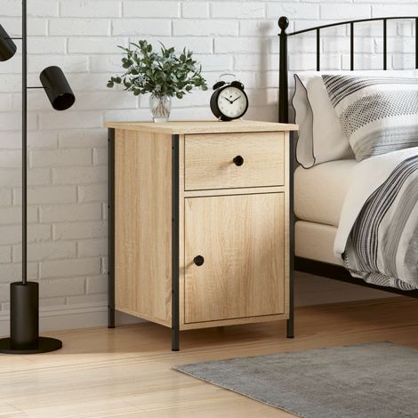 Bedside Cabinet Sonoma Oak 40x42x60 cm Engineered Wood vidaXL (1/5)