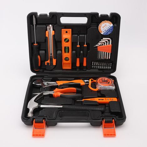 Ensemble de Boîte à Outils en Acier au Carbone 310B-30, Kit d'Outils Polyvalents avec Pince Universelle, Clés et Tournevis, pour Voiture et Usage Domestique, 30 pièces
