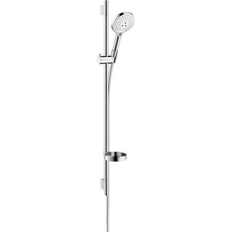Set Raindance Select S 120 EcoSmart / Unica'S Puro 0,90 m blanc/chromé