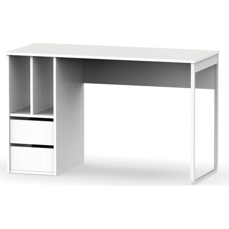 Mesa de escritorio Nolita acabado blanco, 74cm(Alto) 120cm(Ancho) 55cm(Fondo (1/5)