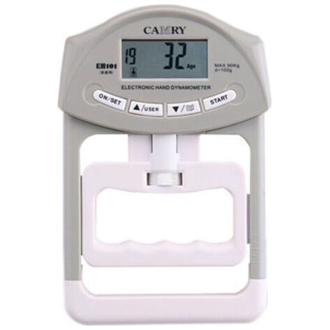 Camry Digitaler Griffkraft-Messdynamometer, automatische Aufzeichnung, 200 lbs/90 kg, (1/5)