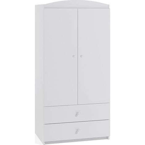 Armoire 2 portes enfant blanche Drimy (1/3)