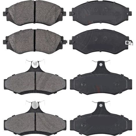 KIT PASTIGLIE FRENO ANTERIORI E POSTERIORI compatibile con DAEWOO LEGANZA (KLAV) / PASTIGLIE FRENANTI AUTO OEM FDB1116,FDB1336 / SOSTITUZIONE DIRETTA / BASSA POLVERE / SILENZIOSO