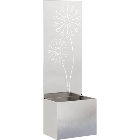 Écran de confidentialité de jardin Fretwork Argent 50 x 140 cm CFW521163 (1/5)