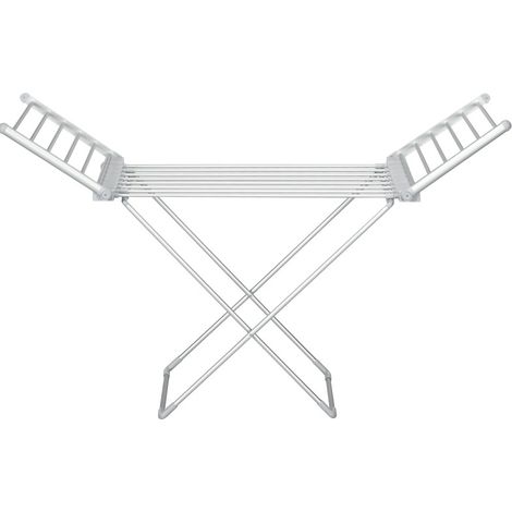 Stendibiancheria elettrico riscaldante 45-55 °C pieghevole 144 x 53 x 91 cm HOMVRA (1/3)