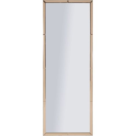 Miroir mural Berlin rose 55 x 2 x 150 cm (dimensions intérieures du miroir : 49 x 143,5 cm) (1/5)