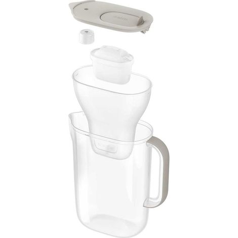 Dzbanek filtrujący brita style essential+4 wkłady maxtrapro pp (piaskowy 2,4l) (1/3)