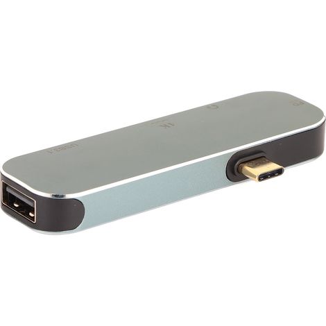 USB-C-Hub aus Aluminiumlegierung mit PD-Ladeanschluss, Hot-Plug-Funktion, 4K-60Hz-Auflösung und 10 Gbit/s Durchsatz, kompatibel mit Android, Windows und macOS. (1/5)