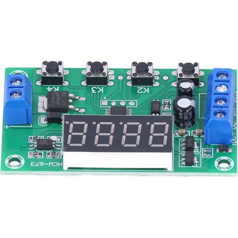 Minuterie de Cycle Unique avec Module Relais et Transistor MOS, Carte de Contrôle 7‑24V (1/5)