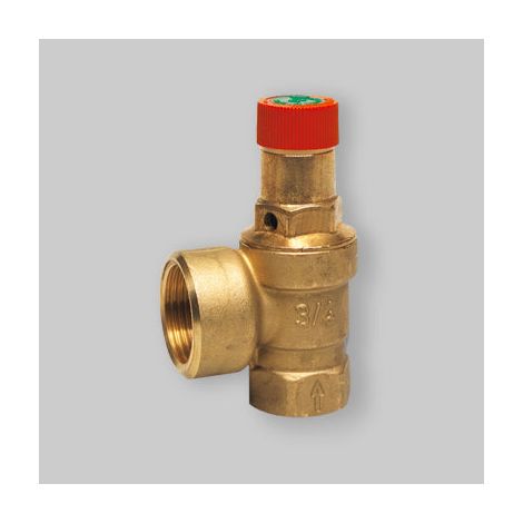 Soupape de sécurité à membrane à pression maximale ordinaire 3/4"X1" - 3 Bar 100 Kw
