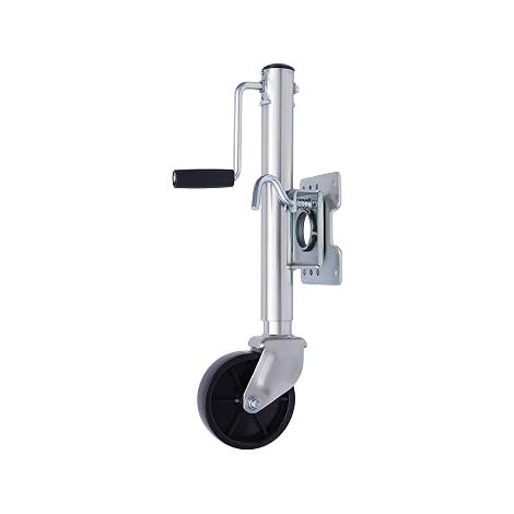Roue jockey pour remorque 1200LBS - Roue jockey pour caravane - Charge lourde - Pour remorque remorquée et remorque de bateau - Forte force de levage (1/5)