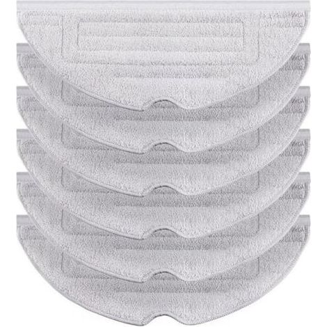 6pcs Serpillière pour Roborock S7 Pro Ultra S7 MaxV Ultra S7 Plus S7 Max Pièces de Rechange Accessoires pour Roborock S7 T7s T7s Plus Robot Aspirateur (1/5)