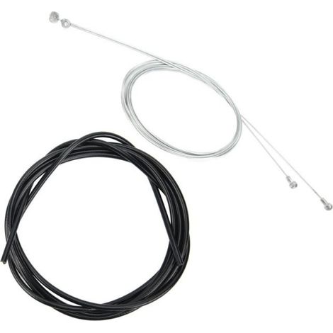 Câble De Frein - Acier Inoxydable Et Gaine Pe - Pour Vélo Tout Terrain - 2 Pièces Câbles + 1 Gaine 2,5 M (1/5)