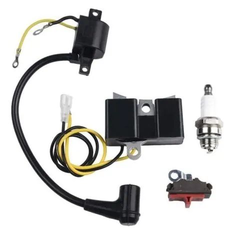 Bobine d'allumage pour tronçonneuse Husqvarna, compatible avec les modèles Husqvarna 61, 66, 162 et 266, référence : 501516201 (1/3)