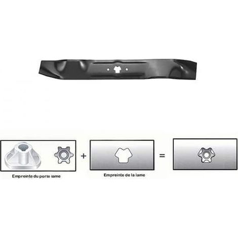 Lame mulching 54 cm pour tondeuse autoportée – Compatible CUB CADET, TROY BILT, WHITE OUTDOOR – Coupe efficace et précise (1/5)
