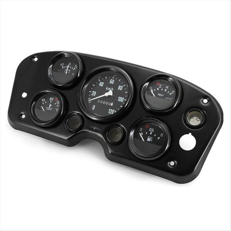 Adatto per tachimetro universale 5 in 1 da 12 V con indicatori di temperatura dell'acqua e tensione