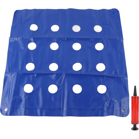 Coussin gonflable pour personnes âgées anti-escarres, carré, assise respirante pour fauteuil roulant et voiture (1/5)