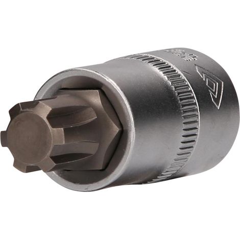 BRILLIANT TOOLS  1/2"  Vaso-punta RIBE  de 55  mm de  largo M13  - BT022727 (1/4)