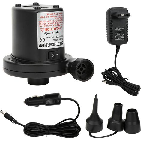 Pompe à air électrique 2 en 1 pour piscines et matelas pneumatiques, prise UE 180-240 V (1/5)