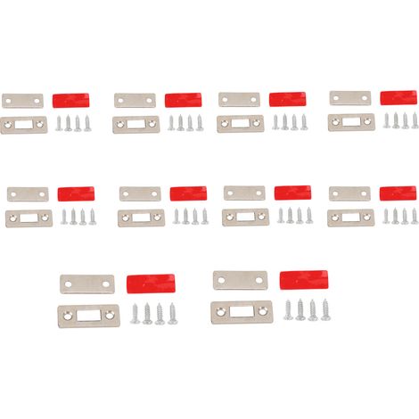 10 Schranktürmagnete aus Edelstahl (1/5)