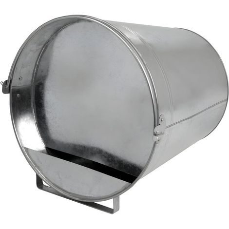 Seau abreuvoir pour volailles Gaun, galvanisé, capacité : 7 litres