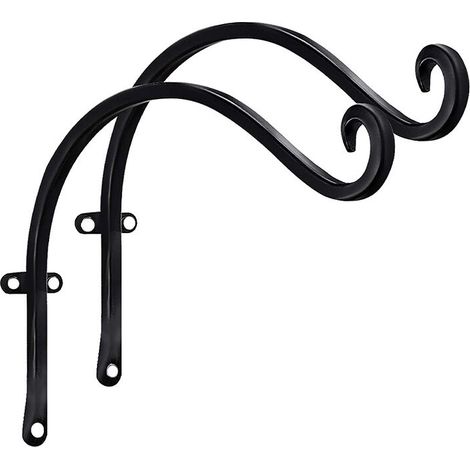 Seltener Hängekorbhalter, Pflanzenhaken, Wandhaken, Blumenhalter, 2 Stück