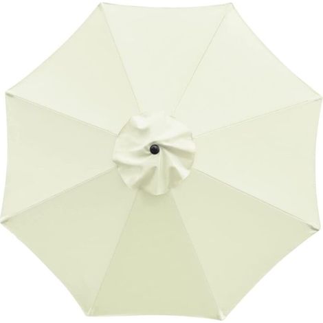 Toile De Parasol - Diamètre 3 0 M - 8 Baleines - Polyester - Pour Parasol Extérieur Patio Jardin Terrasse Piscine (1/5)