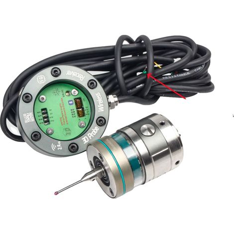 3D Drahtloses Messwerkzeug, Sondenlänge 30 mm, Genauigkeit 0,001 mm, Klemmdurchmesser 8 mm, Wasserdicht IP67, Empfangerspannung DC 5-24V (1/5)