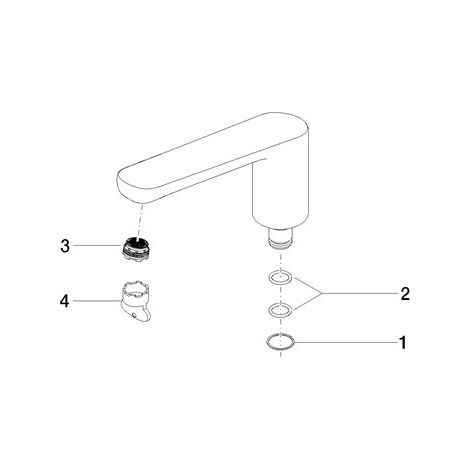 Dornbracht 90119000300-00 Bec pièces de rechange