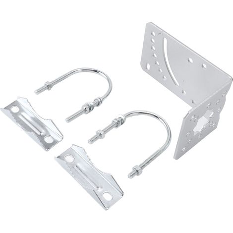 Support de fixation sur poteau pour antenne extérieure en fer, support de montage en L pour antenne Internet satellite Starlink, fixation murale, au sol ou sur toit. (1/5)