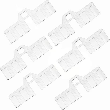 Accessoires simples pour stores verticaux à quatre griffes en PVC, accessoires pour stores vénitiens verticaux (10 pièces)