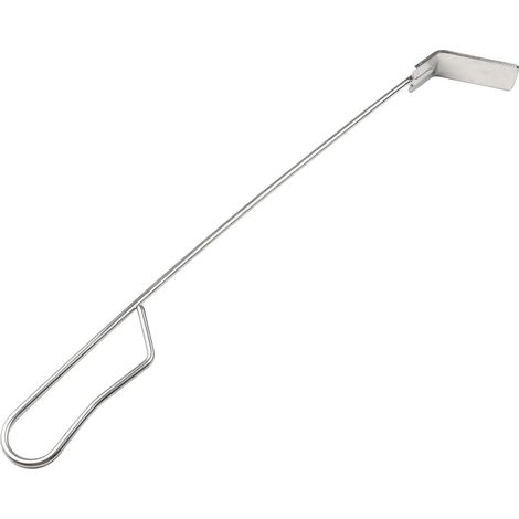 Râteau à cendres - 1 pièce - Acier inoxydable - Nettoyage complet - Cheminée et barbecue - 45,7 cm (1/5)