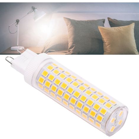 Ampoule LED G9 12 W, 1200 lm, 124 LED, type « maïs », pour lustre, AC100-265 V, blanc naturel 4000-4500 K (1/5)