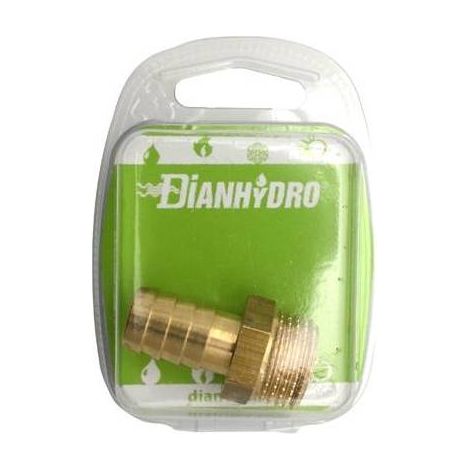 RACCORD SIMPLE M POUR GAZ BLISTER Taille : 1/2 Méthane