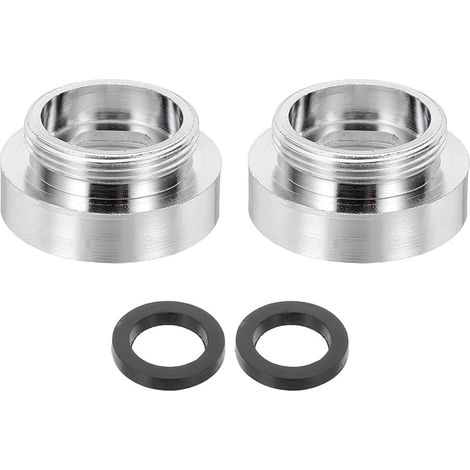 Adaptateur De Mousseur De Robinet, Femelle M26 À Mâle M22 Avec Joint, Longueur 13mm, Réducteur De Robinet Aérateur, adaptateur robinet cuisine pour tuyau d'arrosage (1/5)