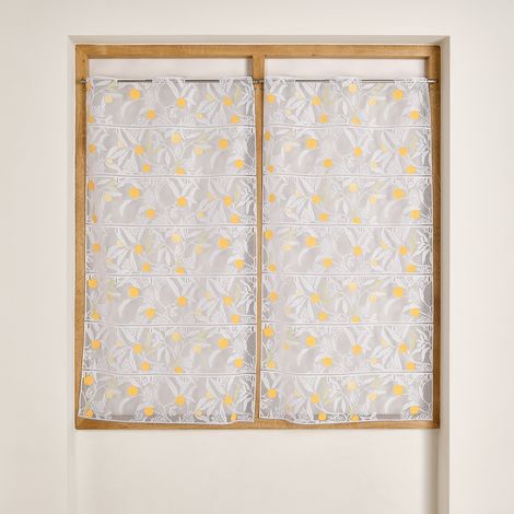 Modulable en maille à motif agrume Orange 45x90 cm