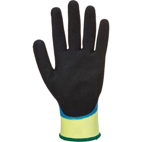 Gants Aqua Cut Pro coupure D Bleu/Noir XL - Taille 10 (1/2)
