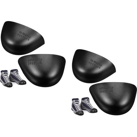 Embouts En Acier Pour Chaussures De Sécurité Hommes Et Femmes Inserts D'Embouts En Acier Couvre-Orteils Universels Anti-Perforation Pour Chaussures De Travail 2 Paires (1/5)