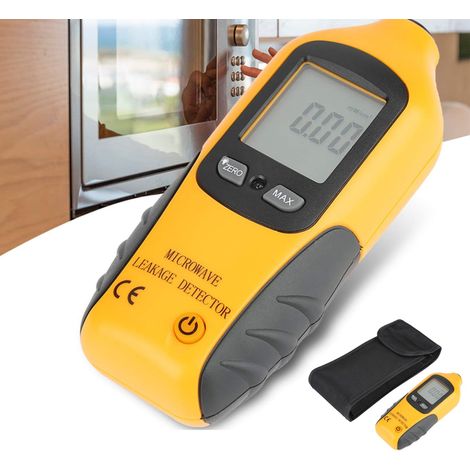 Mikrowellen-Lecksucher, digitaler Mikrowellen-Detektor-Tester, Mikrowellen-Strahlungsdetektor, hochempfindlicher Mikrowellenherd-Lecksucher mit Signalton und Lichtalarm