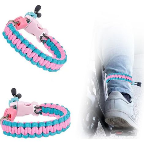 2 pièces Pinces pour pantalon de vélo, bande élastique et boucle, design réfléchissant, unisexe, pour cyclisme, jogging et randonnée