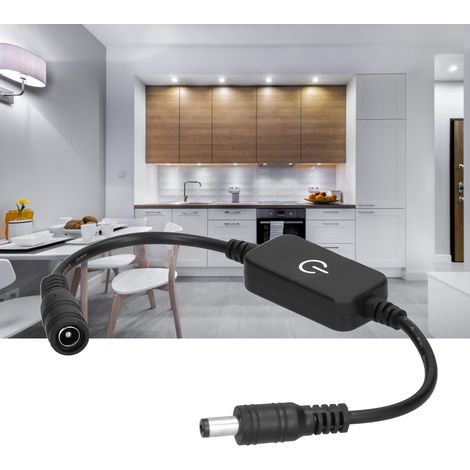 Variateur pour rubans LED DC 12V-24V 6A, mini variateur, contrôleur de luminosité pour rubans et guirlandes LED. (1/5)