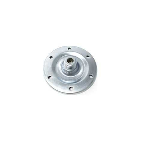 Edelstahlflansch Ø 33 mm für 24-100-Liter-Blasentanks – Abmessungen 160 x 160 x 40 mm – Gewicht 0,358 kg